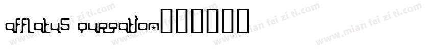 Afflatus Purgation字体转换